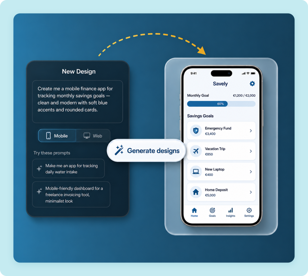 Google Stitch and Claude Design speed up UI exploration, while designers refine AI concepts into production-ready interfaces.